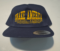 Embroidered fanclub hat — navy/gold