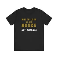 Image 1 of UCF Knights Booze Tee, Funny Game Day Shirt