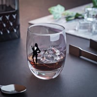 Image 2 of Funny Whiskey Glass: Classy Lady Quote, Unique 6oz Cocktail Glass