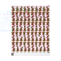 Image 2 of Labradoodle Christmas Wrapping Paper, Holiday Dog Gift Wrap