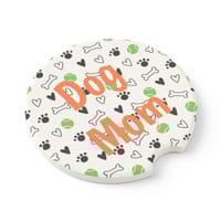 Image 3 of Car Coaster, Dog Lover Soapstone Coaster for Car, Vehicle Accessories, Cute Car Decor, Cupholder ...