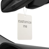Image 3 of Customizable Car Air Freshener Hanger: Pine, New Car, Black Ice