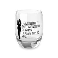 Image 1 of Empowering Quote Whiskey Glass | Unique 6oz Gift