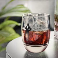 Image 4 of Funny Whiskey Glass: Classy Lady Quote, Unique 6oz Cocktail Glass