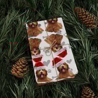 Image 5 of Labradoodle Christmas Wrapping Paper, Holiday Dog Gift Wrap