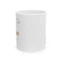 Image 2 of Holiday Decor - Believe Gold Christmas Tree Mug - Festive Holiday Coffee Cup