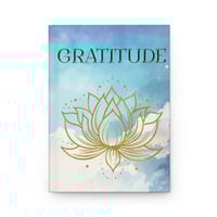 Image 2 of Lotus Printed Hardcover Journal Matte - Gratitude Journal, Notebooks, Diary, Meditation Notebook,...