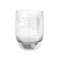 Image 3 of Empowering Quote Whiskey Glass | Unique 6oz Gift