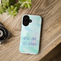 Image 2 of You Are Loved iPhone Case: Durable Protective Phone Cover