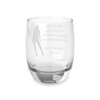 Image 3 of Empowering Whiskey Glass | Funny Sassy Gift for Her, 6oz