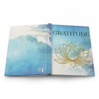 Image 4 of Lotus Printed Hardcover Journal Matte - Gratitude Journal, Notebooks, Diary, Meditation Notebook,...