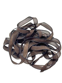 Image 4 of 1PC. MUD SLIDE 42" Hand Dyed Finished Edge Silk Wrist Wrap Bracelet/Jewelry/Craft Ribbons