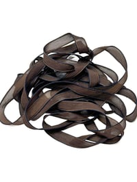 Image 7 of 1PC. MUD SLIDE 42" Hand Dyed Finished Edge Silk Wrist Wrap Bracelet/Jewelry/Craft Ribbons