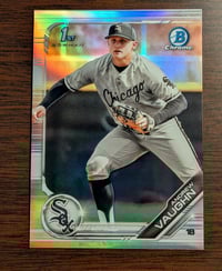 Image 1 of 2019 Bowman Chrome Refractor Andrew Vaughn Rookie Card Mint Milwaukee Brewers