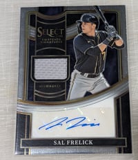 Image 1 of 2023 Panini Select - Select Swatches Signatures #SSS-SF - Sal Frelick Rookie Card Autograph