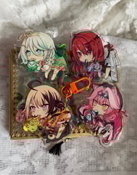 Hololive Justice keychains