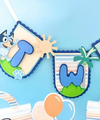 Image 3 of Bluey Birthday Banner