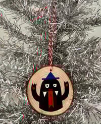 Image 2 of Black Witch Blue Hat