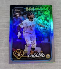 2024 Topps Update Series - [Base] - Rainbow Foil #US240 - Jackson Chourio Rookie Card