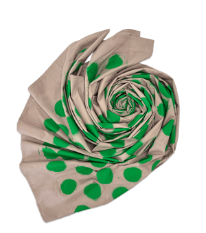 Image of Sand / Green Polka