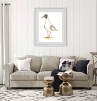 Image 5 of Seagull bird, original  coastal bird watercolor 