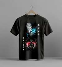 Image 1 of Gojo vs Sukuna Tee – Cursed Energy Showdown