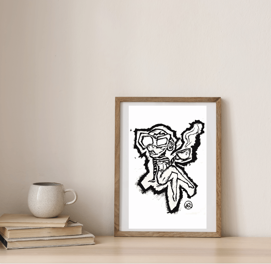 Image of "what's tea?" Print 