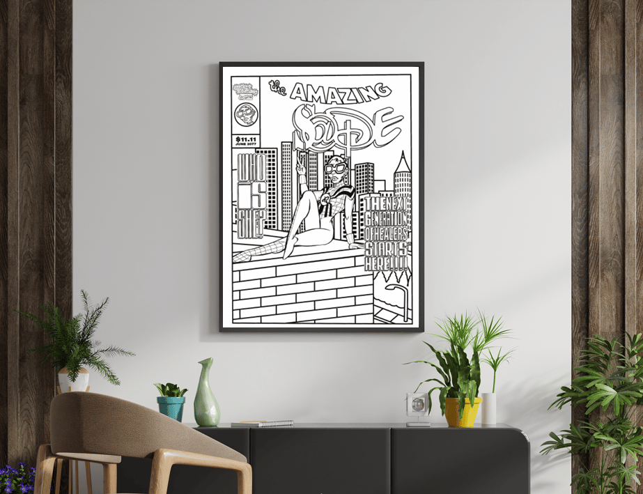 Image of "HEALERS INC." Print 