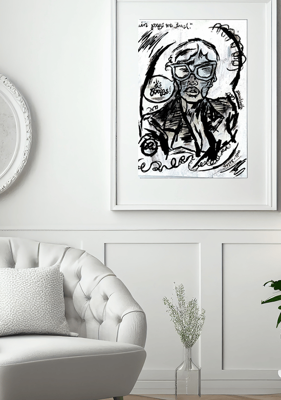 Image of "in pDubs we trust" Print 