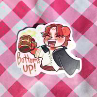 Image 1 of Shanks Bottoms Up Panda Sticker