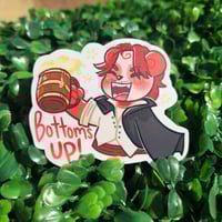 Image 2 of Shanks Bottoms Up Panda Sticker