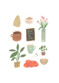 Image 3 of 'Good Morning, My Love' Print