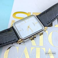 Image 1 of 1990 Citizen Forma Two-Tone Quartz 'Tank' Dress Watch (5630-F60030)