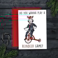 Image of 10 Pack - Saw Horror Christmas Card