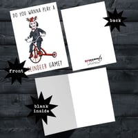 Image of 10 Pack - Saw Horror Christmas Card