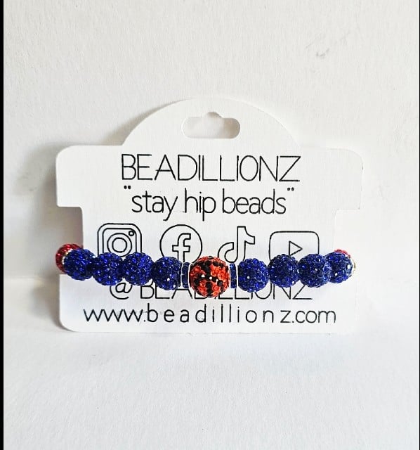Image of  Beadillionz inspired theme sports 76ers 