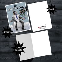 Image of 10 Pack - Beetlejuice Horror Christmas Card 