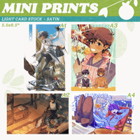Image 2 of MINI PRINTS - Dandadan, NDRV3, Metaphor, OMORI, Persona, Splatoon, TSHD
