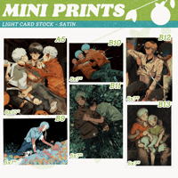 Image 4 of MINI PRINTS - Dandadan, NDRV3, Metaphor, OMORI, Persona, Splatoon, TSHD