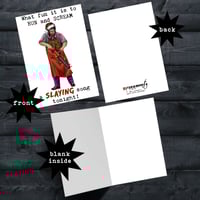 Image of 10 Pack - Leatherface Horror Christmas Card 