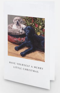 Have Yourself A Merry Little Christmas Card Under The Tree