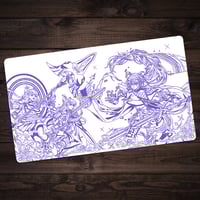 Image 1 of Exosisters Simplicity Purple Yu-Gi-Oh! Playmat