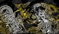 Image 2 of Exosisters Simplicity Gold on Black Yu-Gi-Oh! Playmat