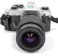 Image 2 of Nikon FG 35mm SLR film camera with 28-80mm zoom lens #1476