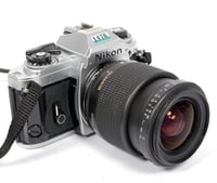 Image 1 of Nikon FG 35mm SLR film camera with 28-80mm zoom lens #1476