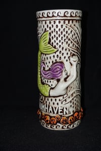 Image 1 of Re-Glazed Purple hair RumHaven mug for Halloween!
