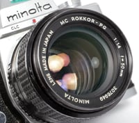 Image 9 of Minolta SRT-101 35mm SLR Film Camera + MC Rokkor PG 50mm F1.4 lens #1477