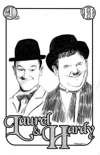 Laurel and Hardy 11x17 Print