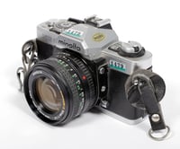 Image 3 of Minolta XG-9 35mm SLR Film Camera + MD Rokkor X 50mm F1.4 lens (#1479)