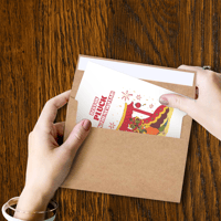 Image 5 of "Ruby Thinks You're Plucky" (4x6 blank greeting card)